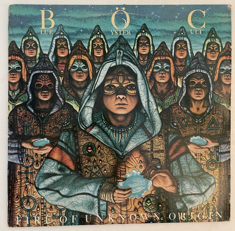 Blue Oyster Cult – Fire of Unknown Origin 1981 LP Record VG+