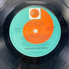 ROCK & ROLL “COMPILATION” *SPOTLIGHT ON*LP RECORD UK IMPORT PRT RECORDS…