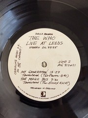 THE WHO – LIVE AT LEEDS VINYL LP – US DECCA DL 79175 WITH PAPERWORK