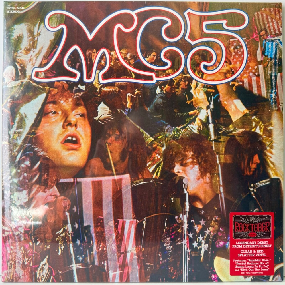 MC5 – Kick Out the Jams Rocktober [Clear and Red Splatter] LP Vinyl Record Album