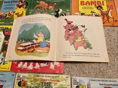 Lot of 20 Vintage SEE HEAR READ Walt Disney’s Books & Records 33 1/3 RPM