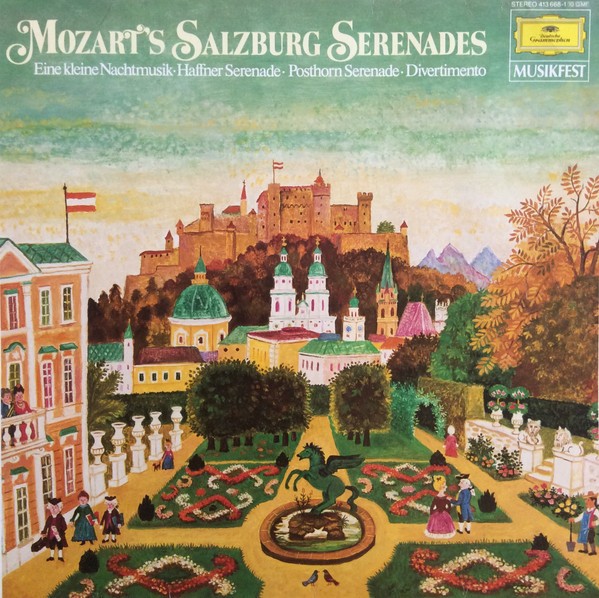 Wolfgang Amadeus Mozart, Mozart’s Salzburg Serenades, (LP, Comp, RE), NM or M-,