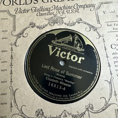 4 VICTOR Records SCROLL 78 RPM LOT w Sleeves 2 Songs Per Disk Vtg 1920s – As Is