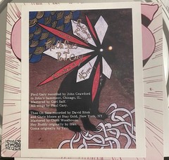 OH SEES PAUL CARY 7″ BLACK GRAY NEW coachwhips pink brown fuzz damaged bug Yikes