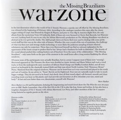 Missing Brazilians – Warzone – POST-PUNK/INDUSTRIAL