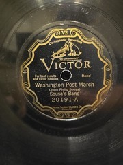 Sousa’s Band El Capitan March / Washington Post March 1920s Military Brass