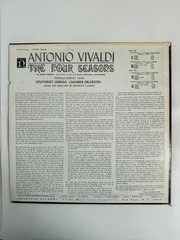 Vivaldi – The Four Seasons LP Record 1966 Nonesuch Classical 33 RPM