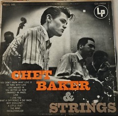 Chet Baker & Strings Vinyl LP Columbia CL 549 Jazz Instrument 12″ 33 RPM Mono