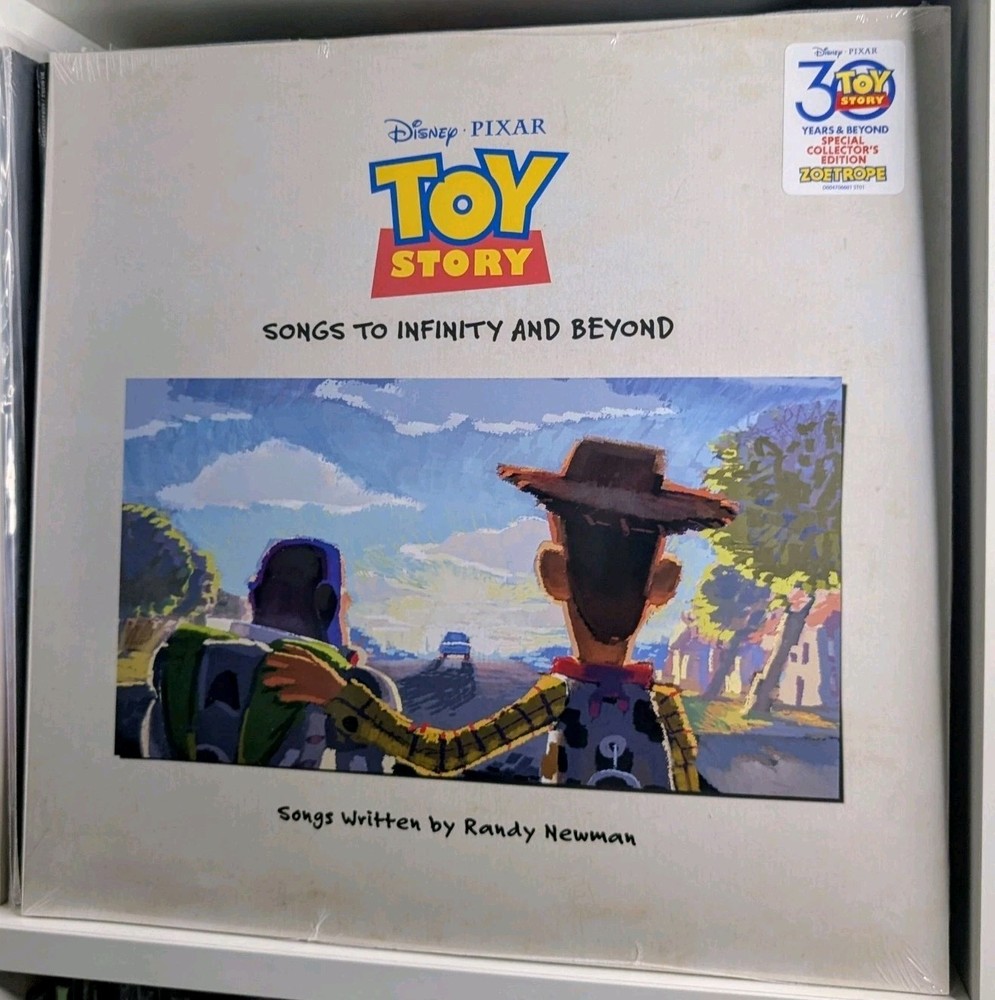 TOY STORY SONGS TO INFINITY & BEYOND ZOETROPE PICTURE DISC Vinyl LP RANDY NEWMAN