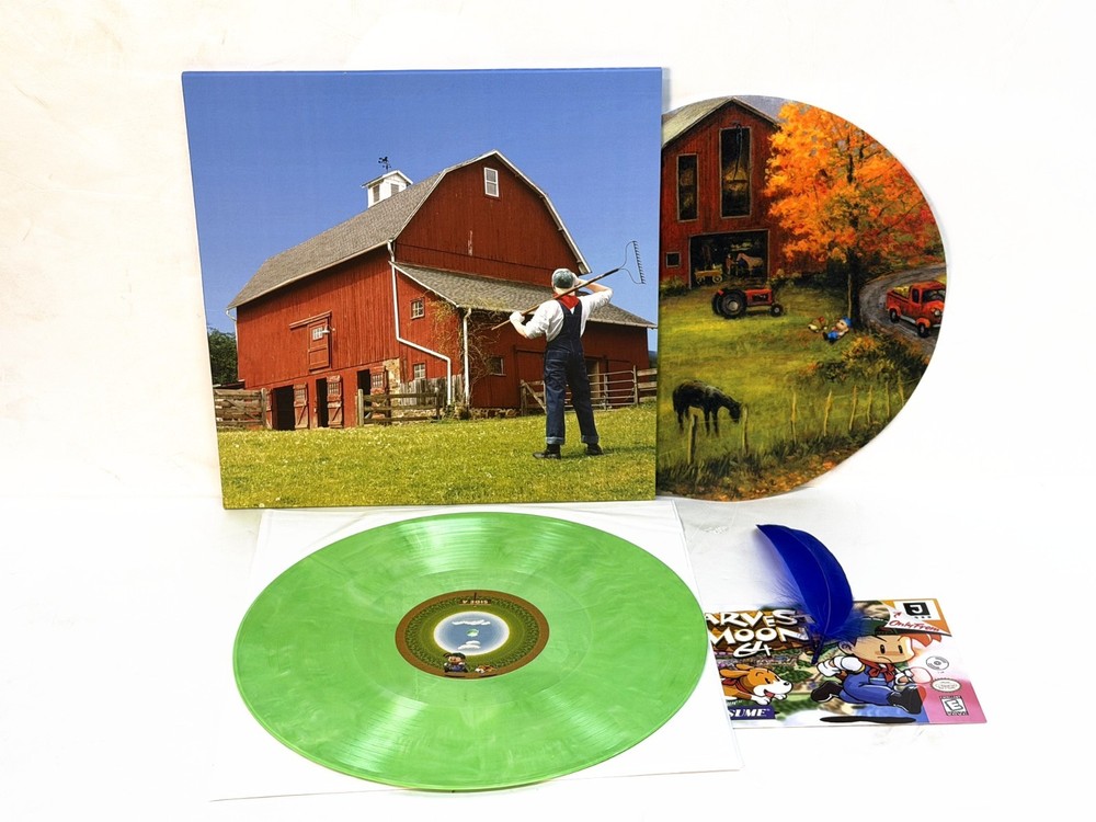 Harvest Moon 64 Vinyl Soundtrack N64 Not Moonshake OST w/ Slipmat Unplayed