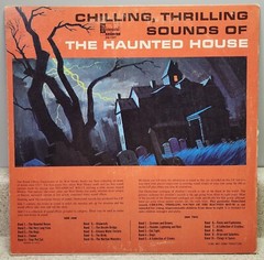 DISNEYLAND RECORDS CHILLING, THRILLING SOUNDS OF THE HAUNTED HOUSE LP