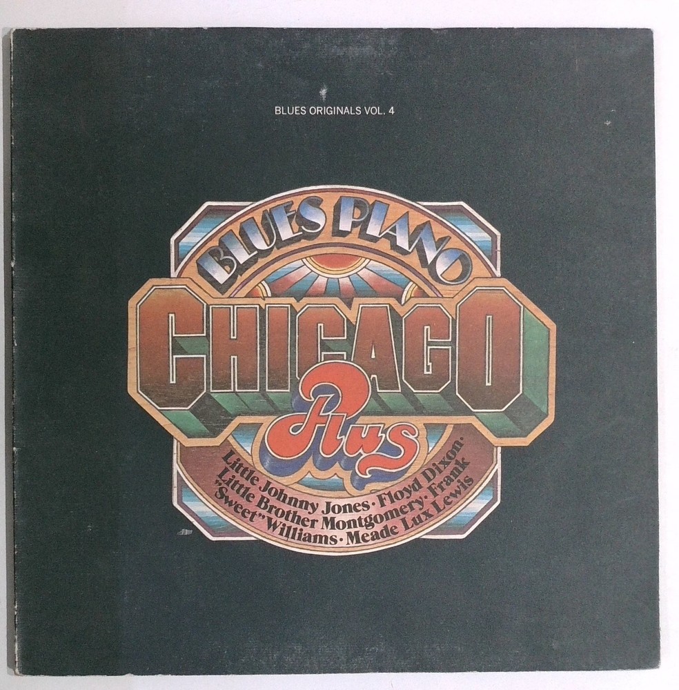 Blues Piano Chicago Plus LP Record 1972 Atlantic Blues Jazz 33 RPM