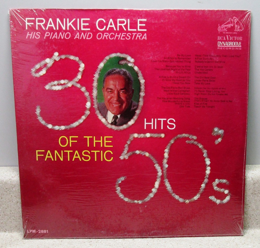 NEW/SEALED FRANKIE CARLE HIS PIANO AND ORCHESTRA LP