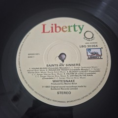 WHITESNAKE – Saints and Sinners – Vinyl LP Album – VG+/VG – Free UK Postage