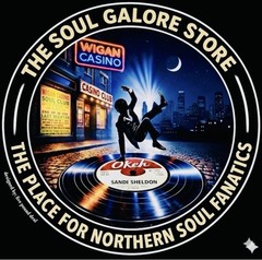 NORTHERN SOUL PATCH ❤️ ORIGINAL SEVENTIES VINTAGE 🇬🇧 WIGAN CASINO