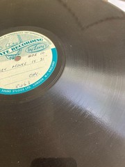 RARE DISNEY 7 x 78rpm Acetate MICKEY MOUSE 21st BIRTHDAY UK Radio Transcription