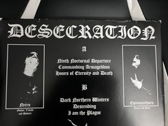 Pest Desecration Vinyl LP Black Metal No Colours Records Rare