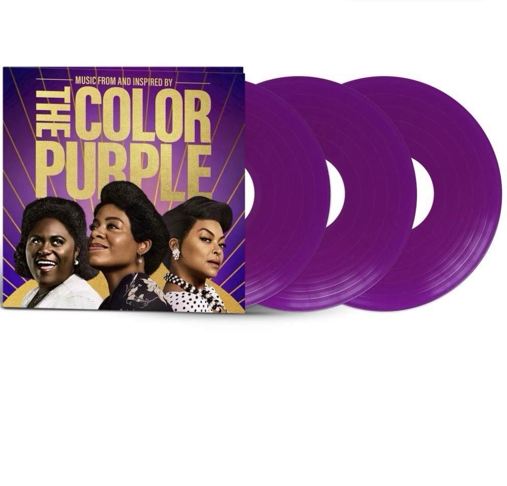 The Color Purple OMPS Various Artists Purple/Black Vinyl Triple LP B&N Exclusive