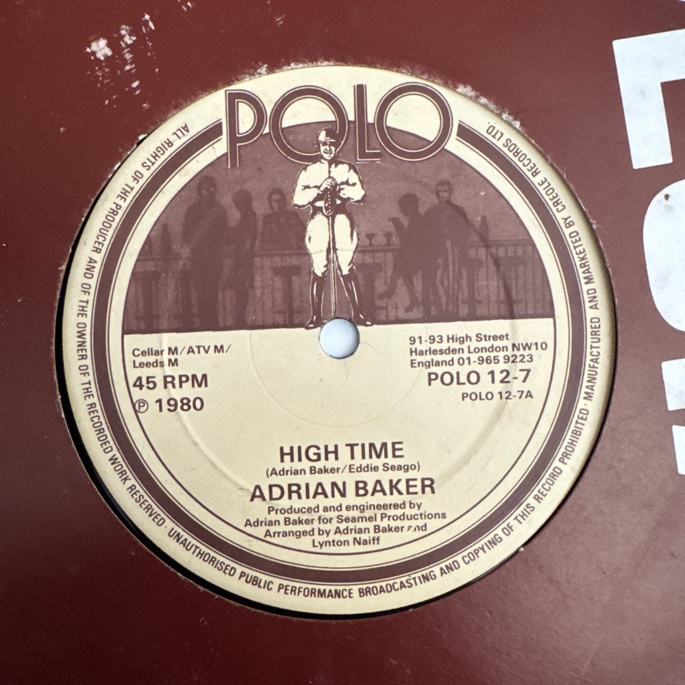 Adrian Baker – High Time (12″) POLO12-7 EX