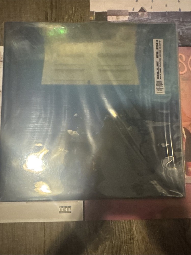 Billie Eilish Hit Me Hard and Soft Anniversary Blue Orange Vinyl LP Record