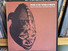 Ethnic Folkways Library Drums of the Yoruba of Nigeria William Bascom LP 1953