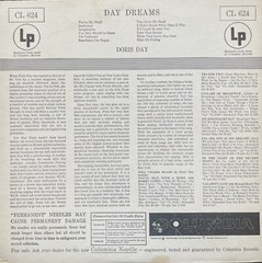 Doris Day Day Dreams Record lp original vinyl album 6 eye. CL-624 1955 Release