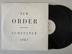 New Order ‎– Substance VINYL 2LP AU/NZ 1987 EMBOSSED LETTERS (VINYL VG+/CVR VG)