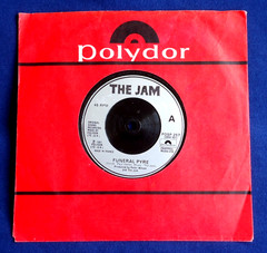 THE JAM – FUNERAL PYRE – A/B UK 1981 1st PRESS 7″ VINYL EX/VG