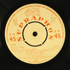 FRED FROHBERG & GERY SCOTT: sixteen tons SUPRAPHON 7″ EP 45 RPM Czech Republic