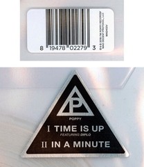 Poppy & Diplo Time Is Up / In A Minute Vinyl Single Electronic AP Record