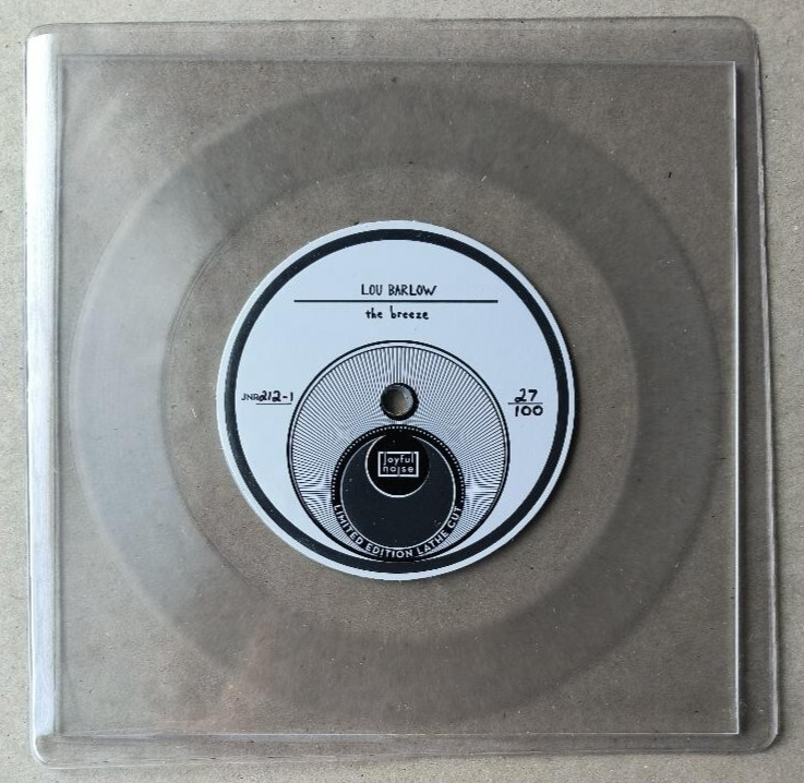Lou Barlow lathe cut 7″ vinyl The Breeze #27/100 Apocalypse Fetish Dinosaur Jr