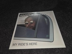 Warren Zevon My Ride’s Here LP New Vinyl LP Clear Vinyl Red Sealed NEW