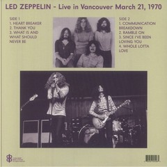 LED ZEPPELIN Mudslide: Live In Vancouver LIMITED EDITION SHIPS TODAY NEW