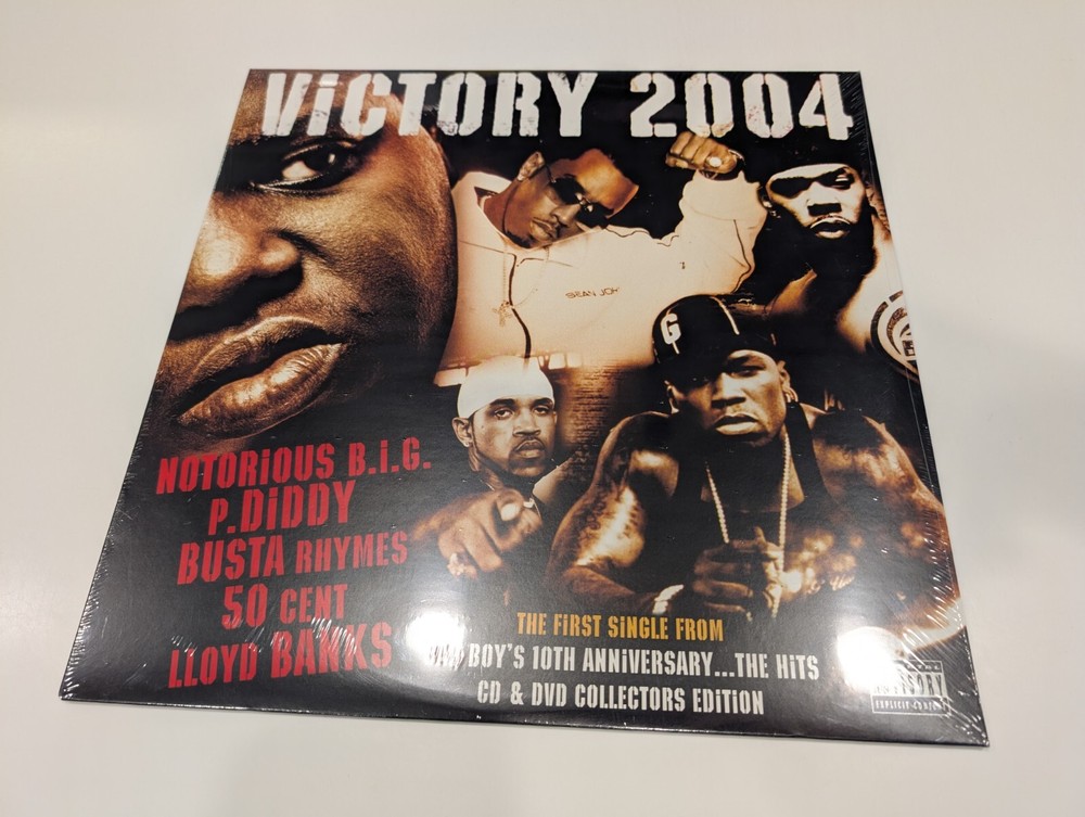 Notorious B.I.G., P. Diddy, 50 Cent “Victory 2004″ Vinyl 12” Maxi (New / Sealed)