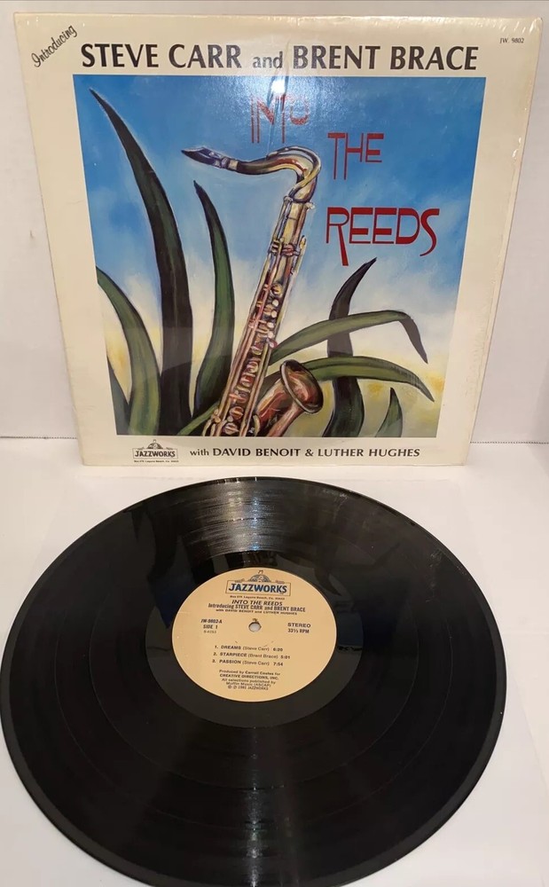 STEVE CARR & BRENT BRACE into the reeds JAZZWORKS 12″ LP Record 1981 JW 9802