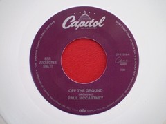 Paul McCartney OFF THE GROUND NEW/MINT WHITE VINYL JUKE BOX 45 FAB 4