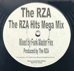 The RZA The RZA Hits Mega Mix 1999 Promo Record Mixed By Funk Master Flex EX