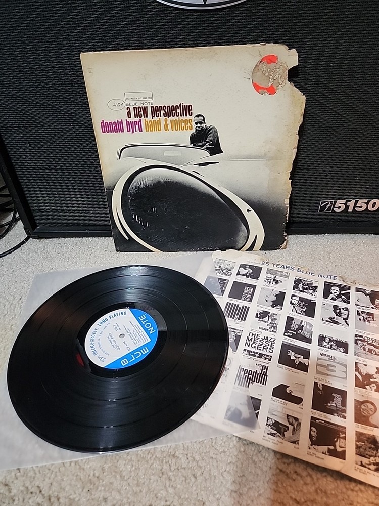 Donald Byrd A New Perspective Band & Voices Lp Vinyl 1964 1st MONO Press F/VG-