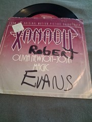 Olivia Newton-John Xanadu / Magic 1980 7″ 45 Vinyl Single MCA Paper Sleeve