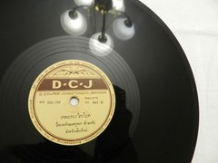 10″ 78 RPM, RARE THAI TRADITIONAL ON THE D. COUPER-JOHNSTON LABEL, BAT 25, VG++