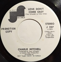 Charlie Mitchell – After Hours / Love Don’t Come Easy (7″) (Good Plus (G+)) – 42
