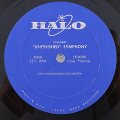 Haydn “Surprise” And Schubert “Unfinished” Symphony – 1957 LP Record Halo 5040