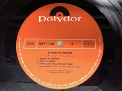 Chick Corea Return To Forever Japan LP OBI [29752ER]