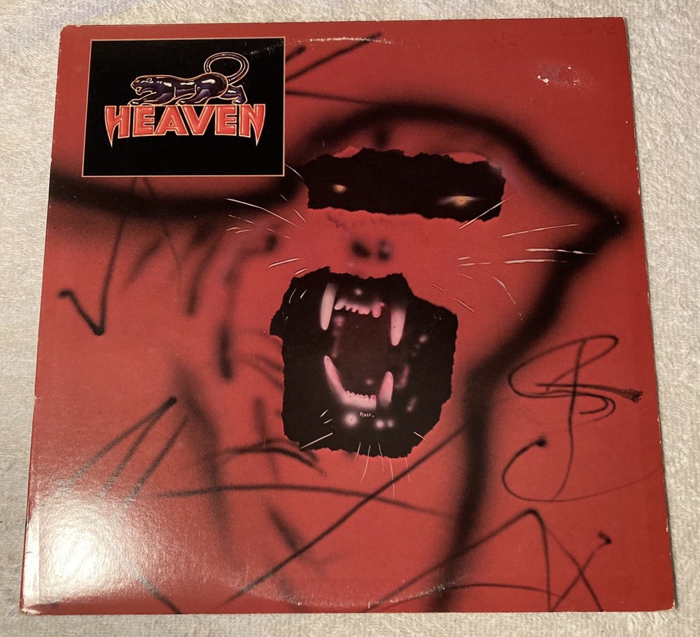 HEAVEN “Where Angels Fear To Tread” LP (1983) EX Vinyl