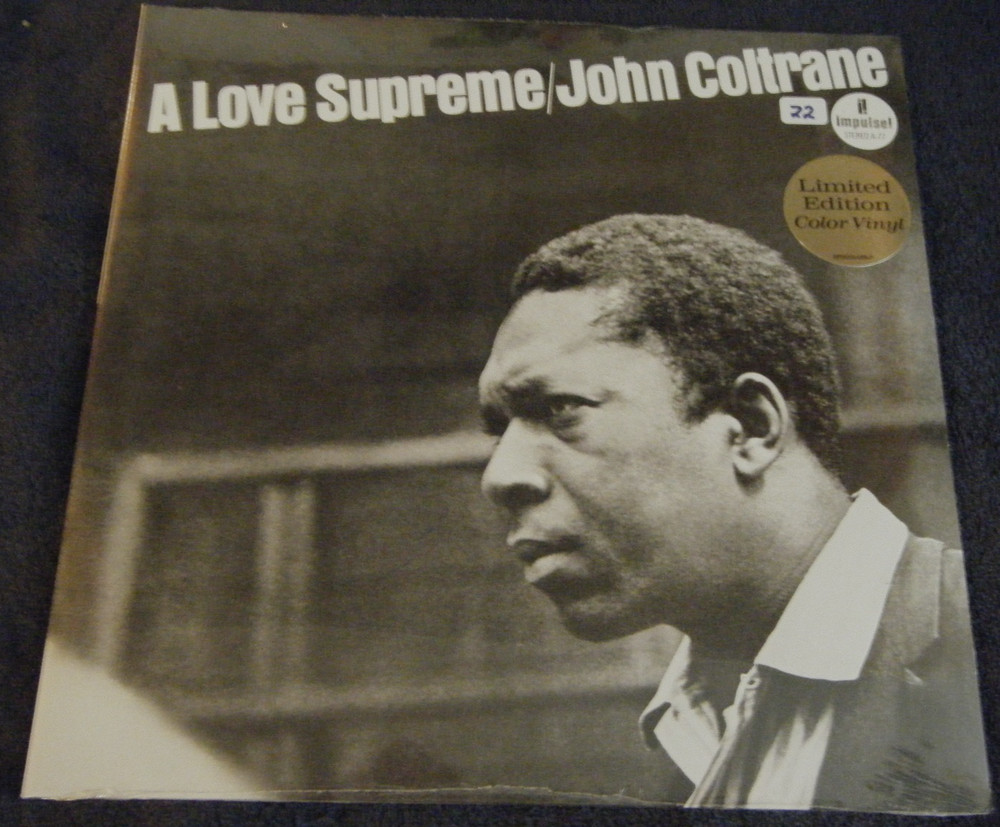 JOHN COLTRANE RECORD “A LOVE SUPREME” IMPULSE SEALED 2021 ORANGE WAX! STEREO A77