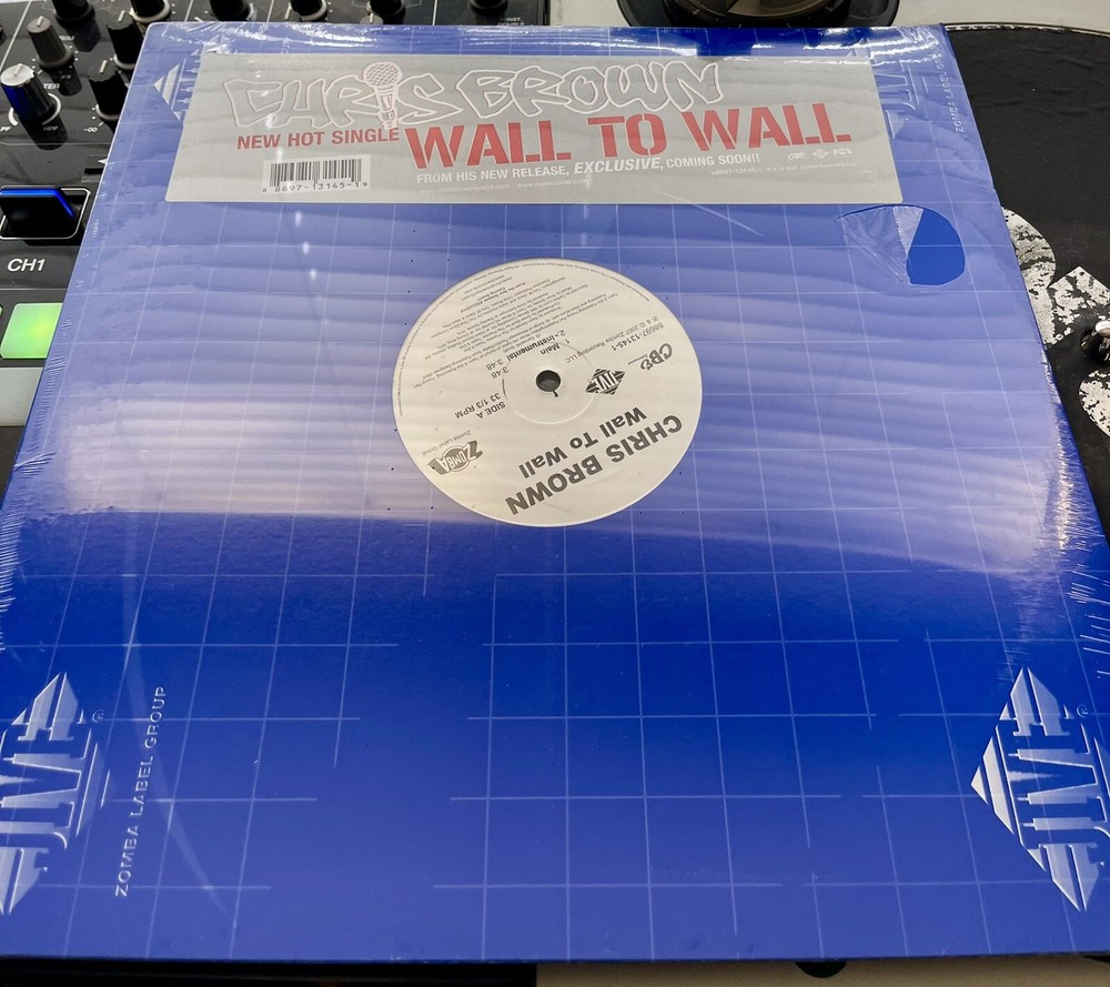 Chris Brown – Wall To Wall Original 2007 Press 12″ PROMO In OG Cover SEALED MINT