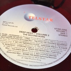VARIOUS Deep Heat 2 The Second Burn 1989 UK Double Vinyl LP HIP HOP & RAP Yazz