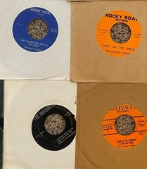 11 HARD TO FIND HILLBILLY GOSPEL 45rpm RECORDS – 1950’s & UP