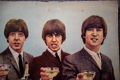 the beatles rubber soul vinyl original with rare greek version cover
