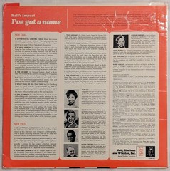 incredibly strange lp I’VE GOT A NAME spoken word BREAKS Ruby Dee SOUL JAZZ
